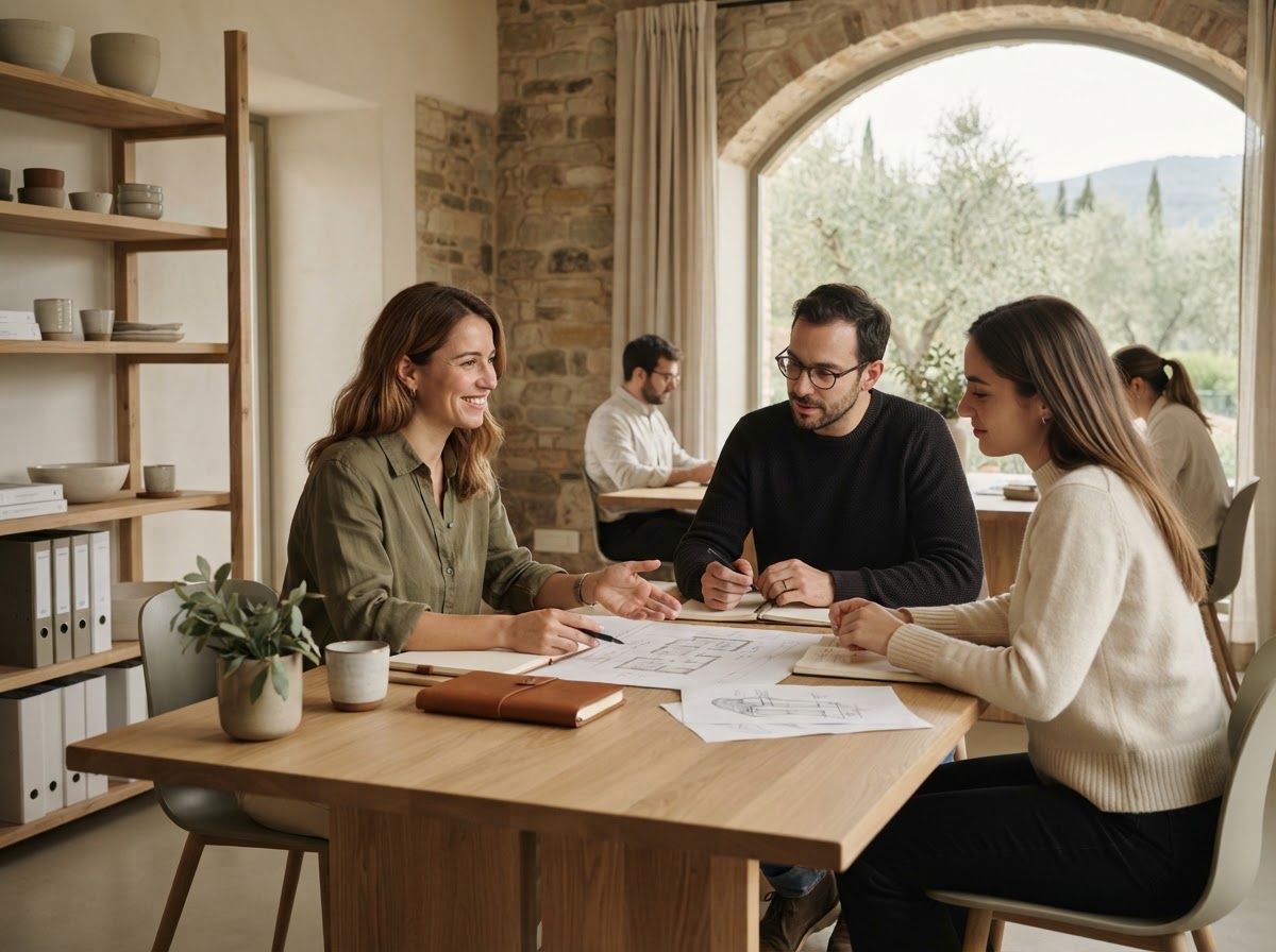 Mirelo Canivo - famiglia in un ambiente domestico sereno, a rappresentare la tranquillità resa possibile dalla tecnologia